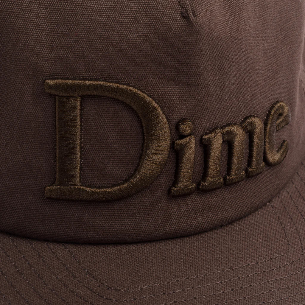 CLASSIC 3D WORKER CAP｜DARK BROWN