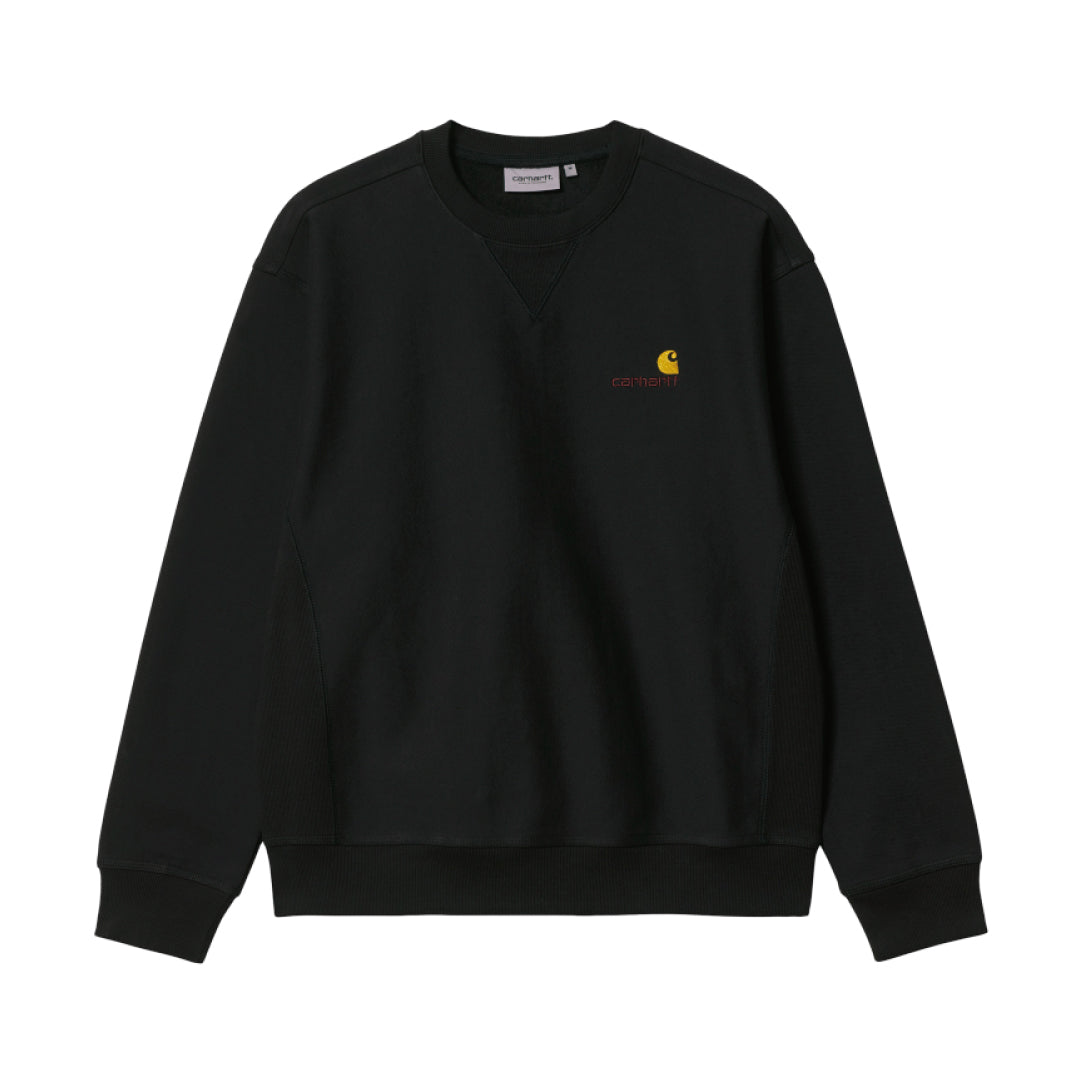 AMERICAN SCRIPT SWEATSHIRT｜BLACK