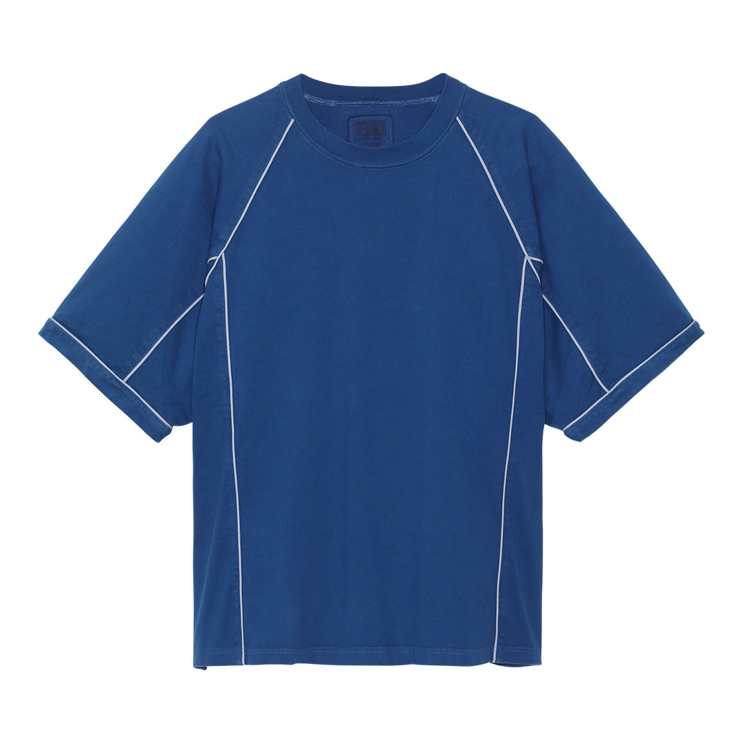 OVERDYE PIPING HEAVY T｜NAVY
