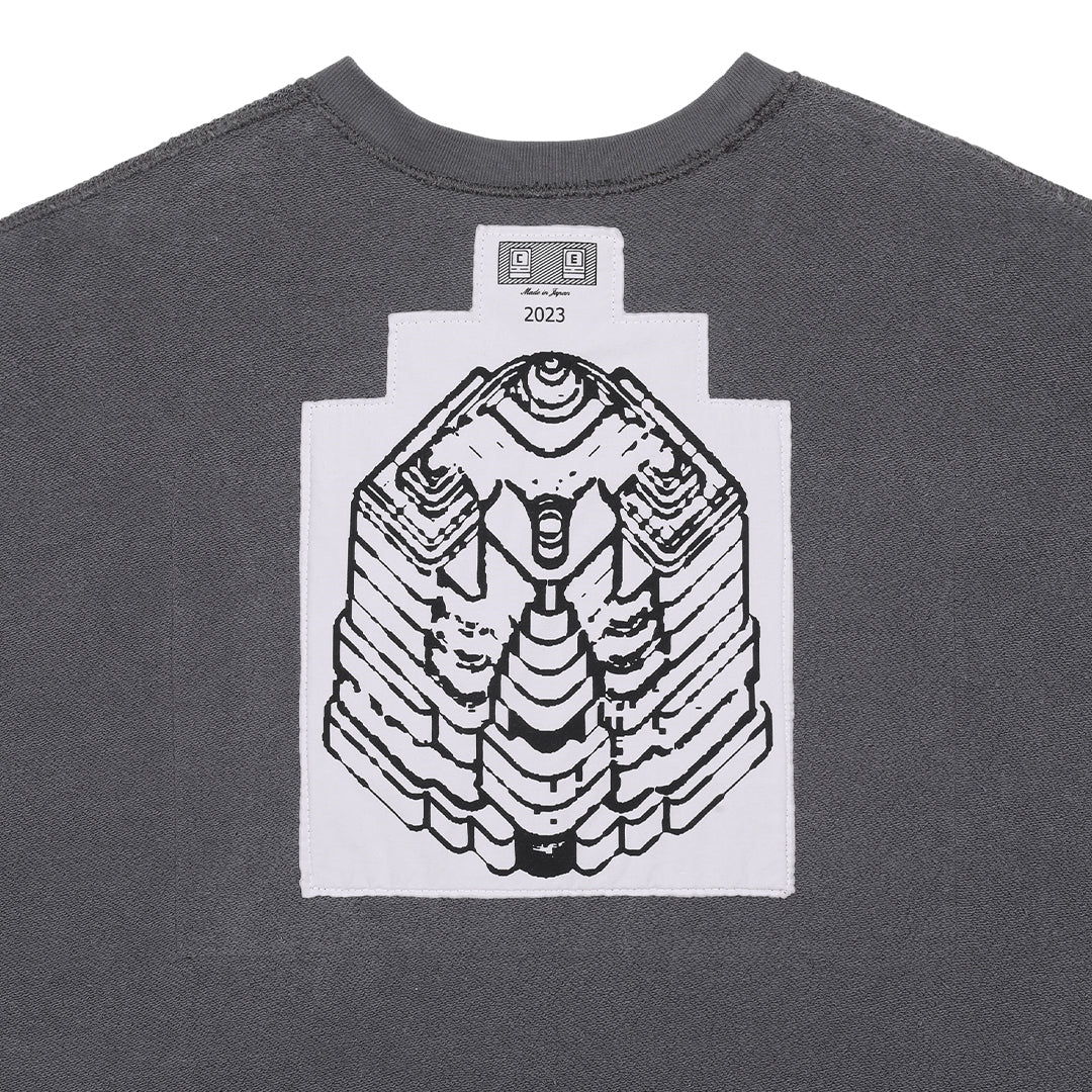 WASHED AFTER EFFECT CREW NECK