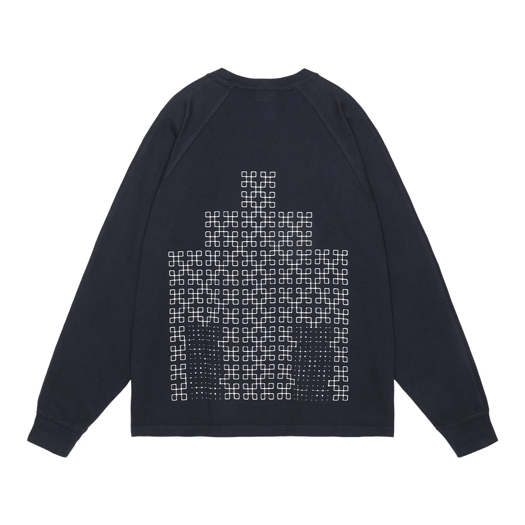 OVERDYE RAGLAN HEAVY LONG SLEEVE T