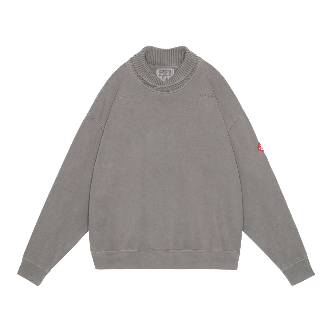 OVERDYE OVERLAP LIGHT CREW NECK｜BROWN