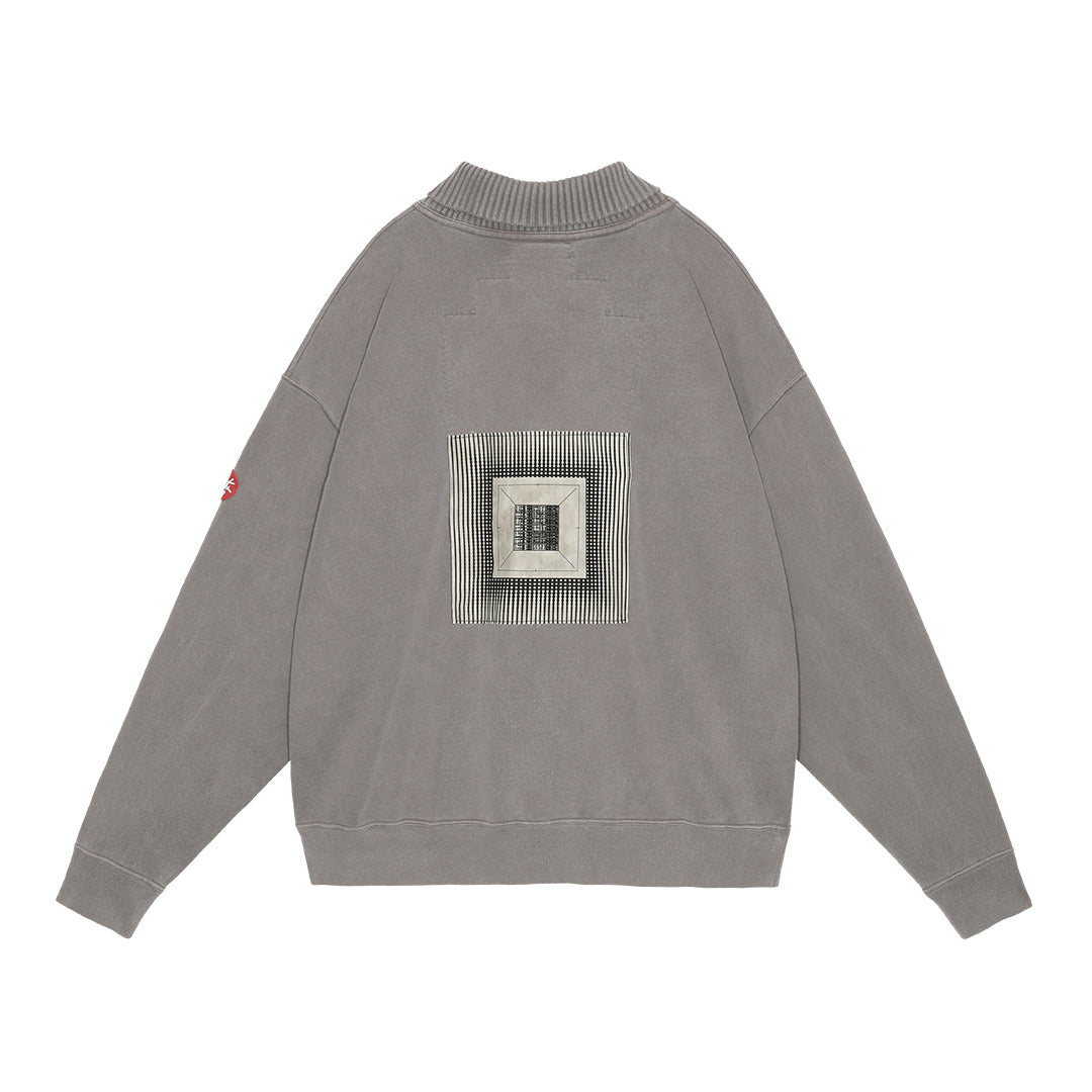 OVERDYE OVERLAP LIGHT CREW NECK｜BROWN