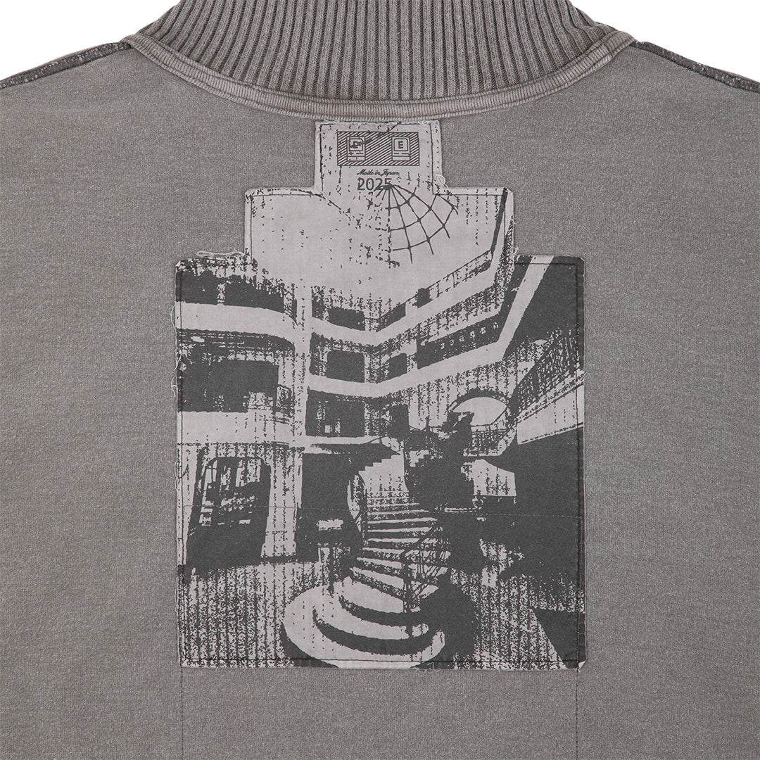 OVERDYE OVERLAP LIGHT CREW NECK｜BROWN