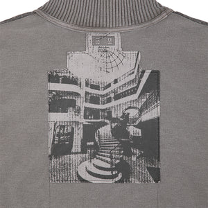 OVERDYE OVERLAP LIGHT CREW NECK｜BROWN