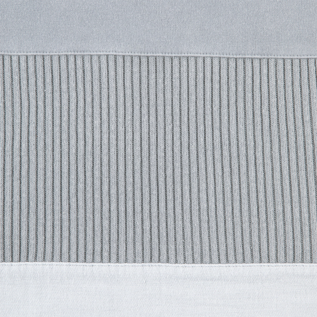 OVERDYE COLLARED LIGHT CREW NECK｜GREY