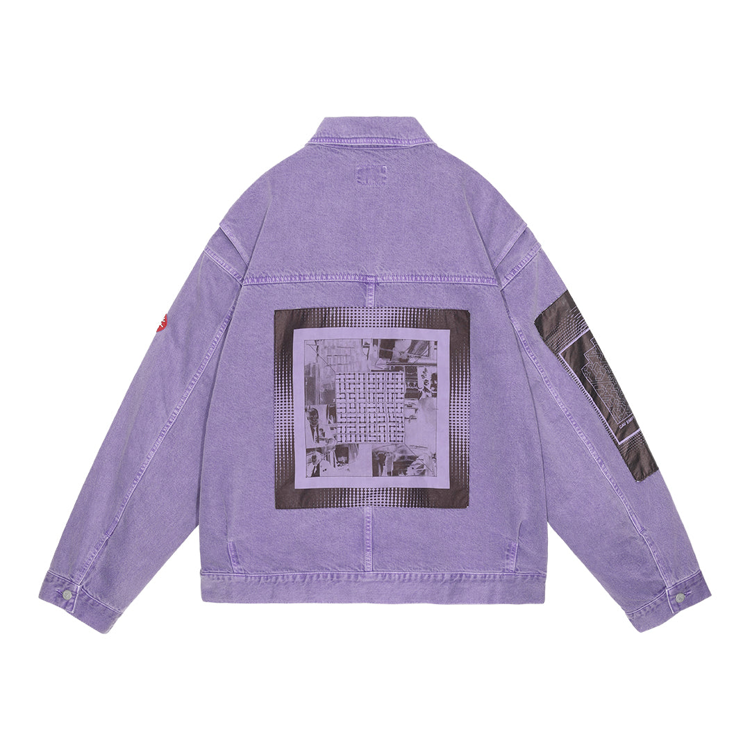 OVERDYE VH EX DNA DENIM JACKET｜PURPLE