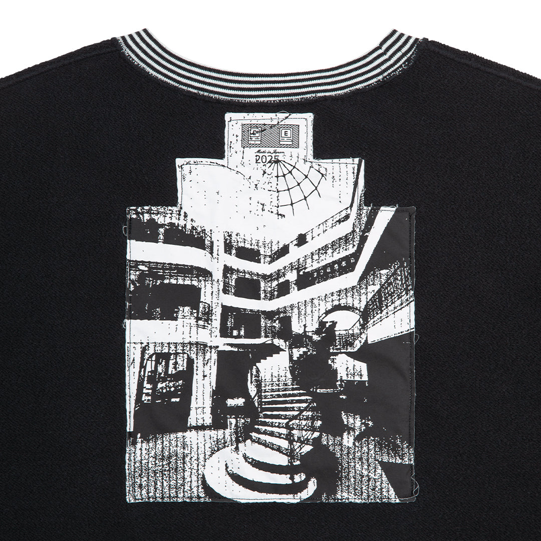 LIPS DISPLAY CREW NECK｜BLACK