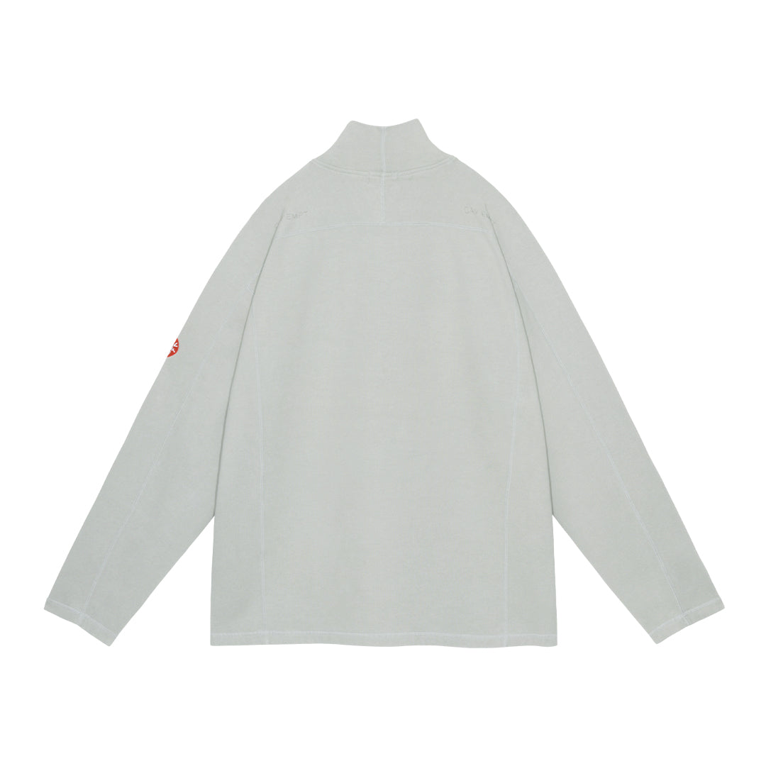 DBL KNIT HALF ZIP LONG SLEEVE｜KHAKI