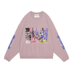 CRV GAUZE CREW NECK｜PURPLE