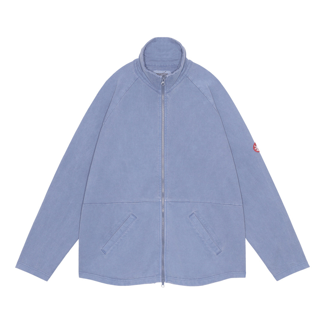 OVERDYE COTTON JERSEY ZIP UP｜NAVY