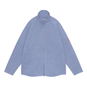 OVERDYE COTTON JERSEY ZIP UP｜NAVY
