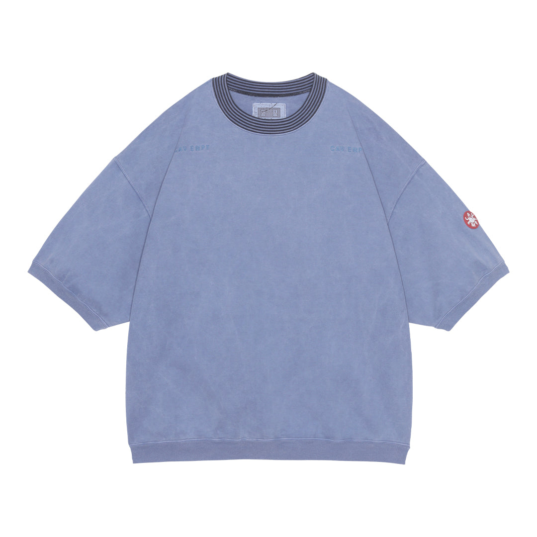 OVERDYE COTTON JERSEY SHORT SLEEVE CREW NECK｜NAVY