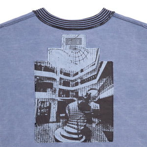 OVERDYE COTTON JERSEY SHORT SLEEVE CREW NECK｜NAVY