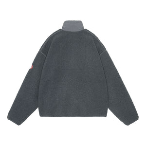 STAND COLLAR BOA ZIP UP｜GREY