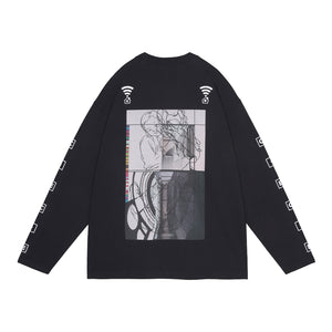 WILLOW LONG SLEEVE T｜BLACK