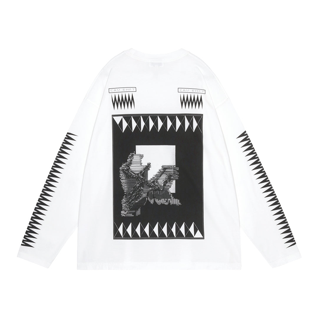 CENTURY CAMEO LONG SLEEVE T｜WHITE