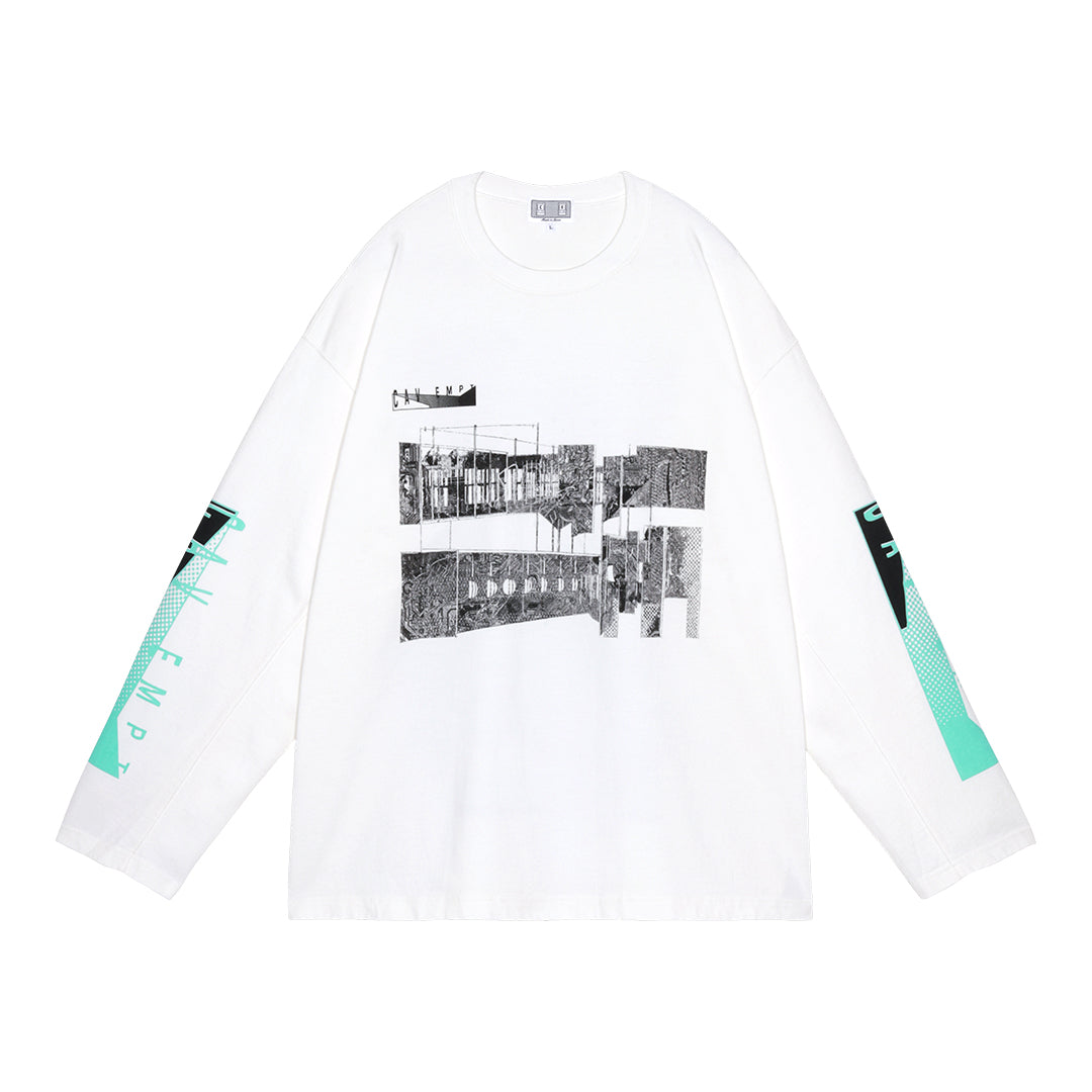 PERFORMERAMA HEAVY LONG SLEEVE T｜WHITE