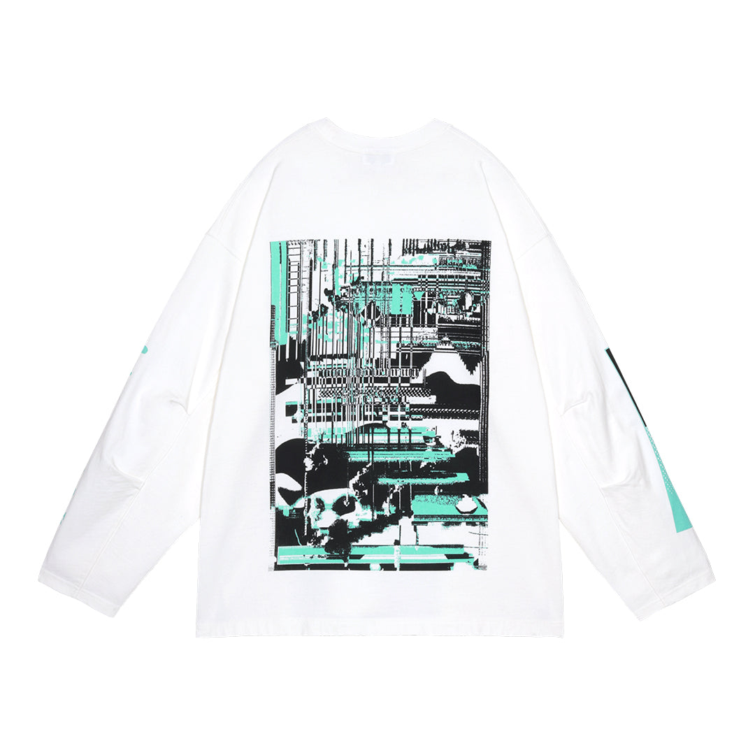 PERFORMERAMA HEAVY LONG SLEEVE T｜WHITE