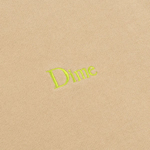 DIME CLASSIC SMALL LOGO CREWNECK｜SAND