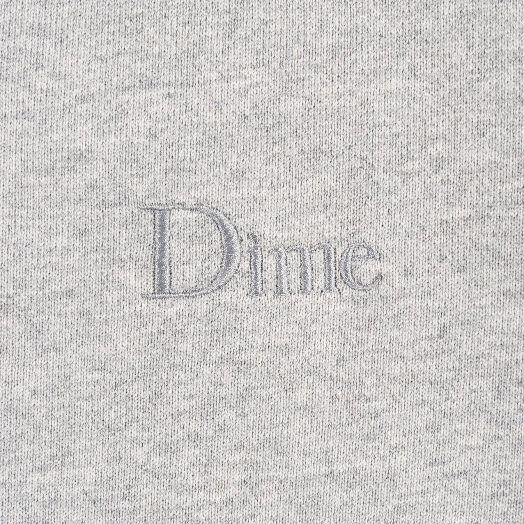 DIME CLASSIC SMALL LOGO HOODIE｜HEATHER GRAY
