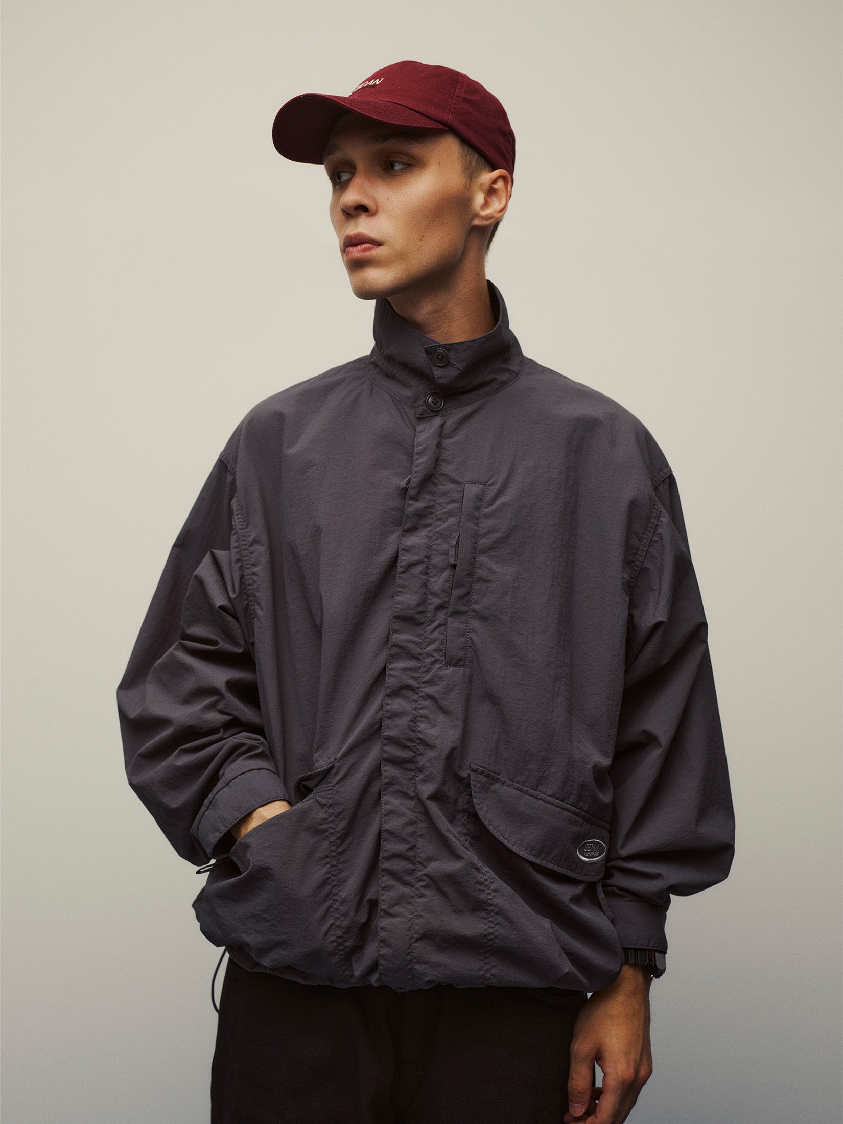 OG LOGO COTTON TWILL BB CAP｜BURGUNDY