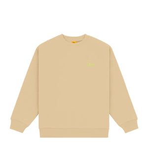 DIME CLASSIC SMALL LOGO CREWNECK｜SAND
