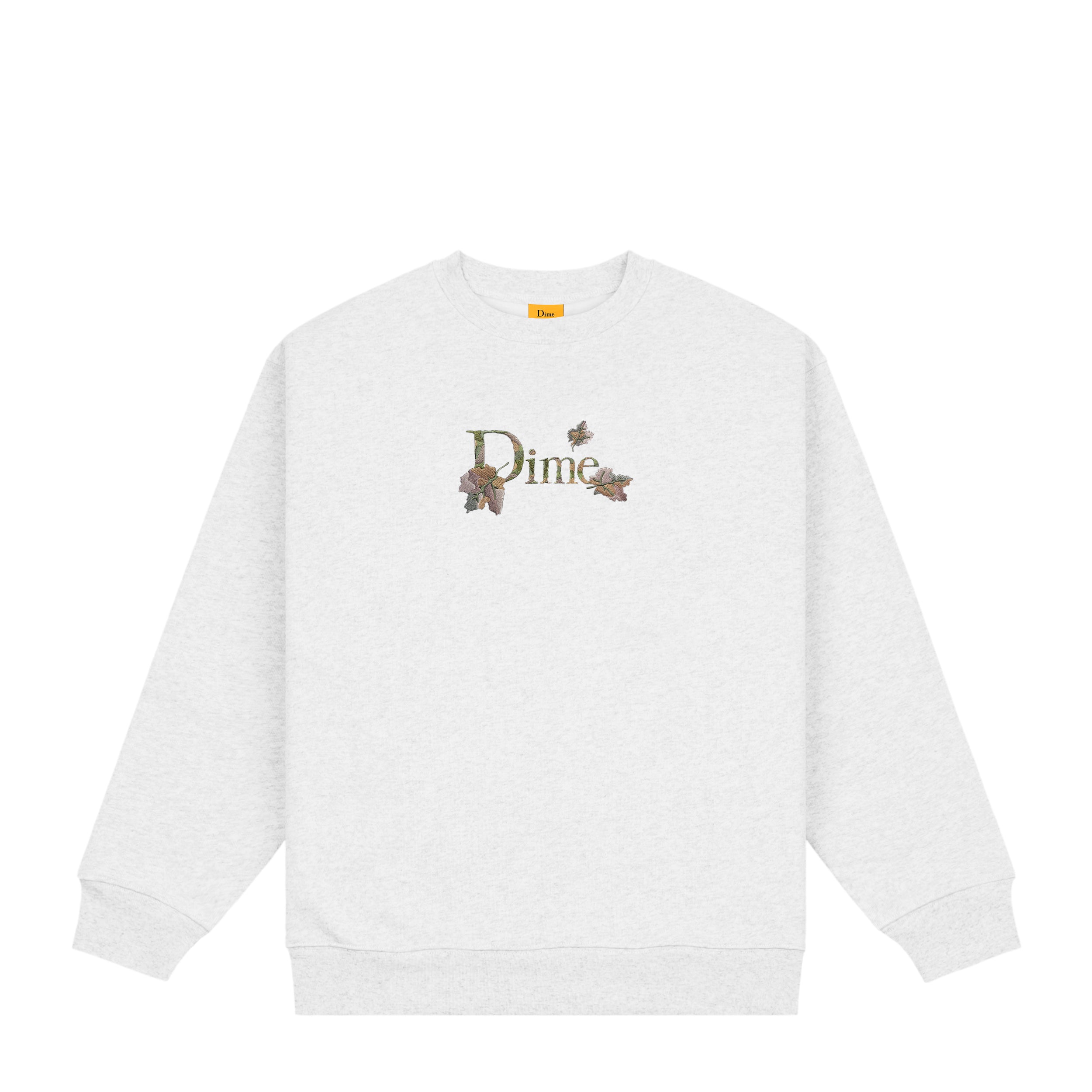 CLASSIC LEAFY CREWNECK｜ASH
