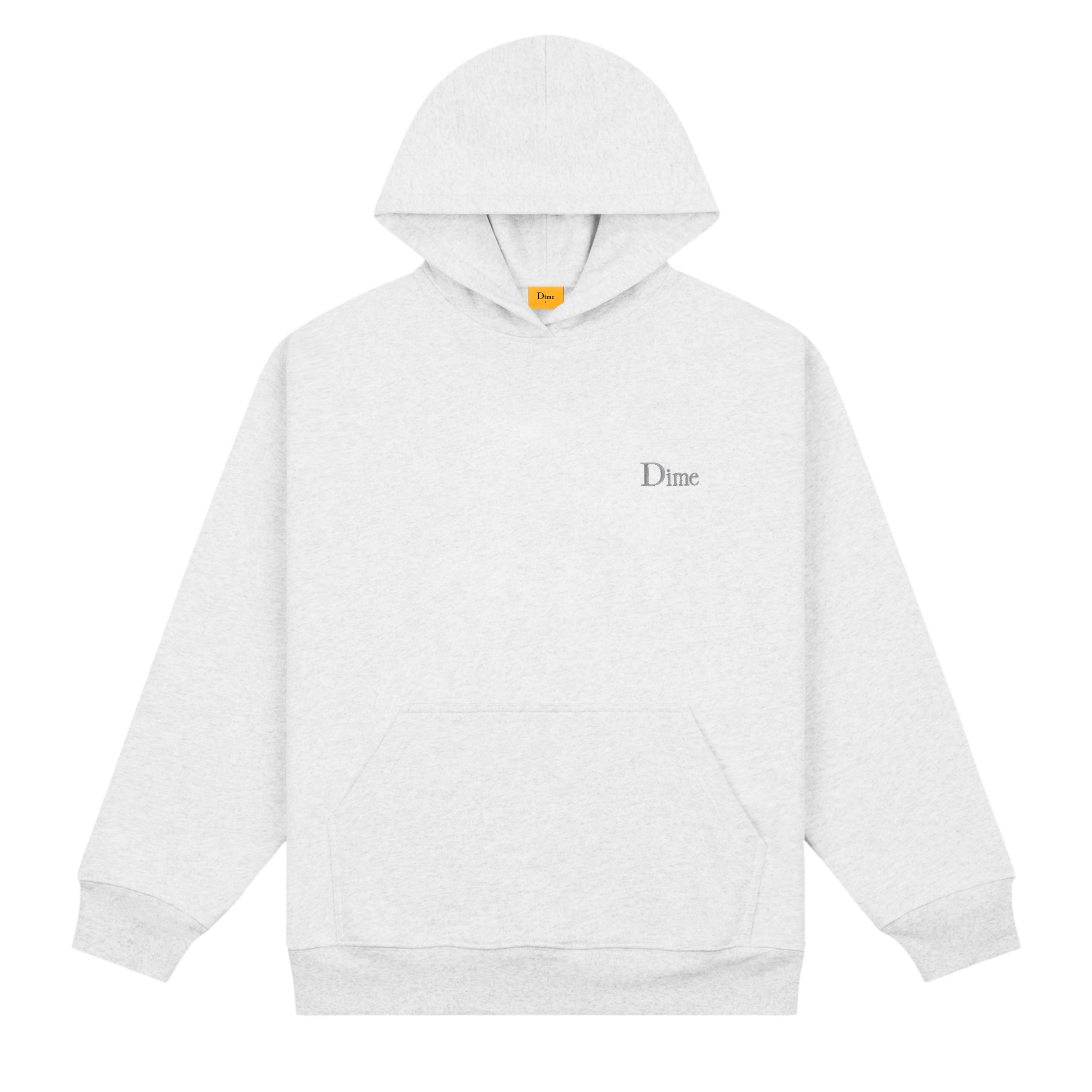 DIME CLASSIC SMALL LOGO HOODIE｜ASH