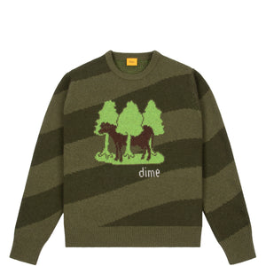 BOVINE WOOL KNIT｜ARMY