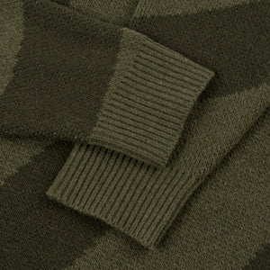 BOVINE WOOL KNIT｜ARMY