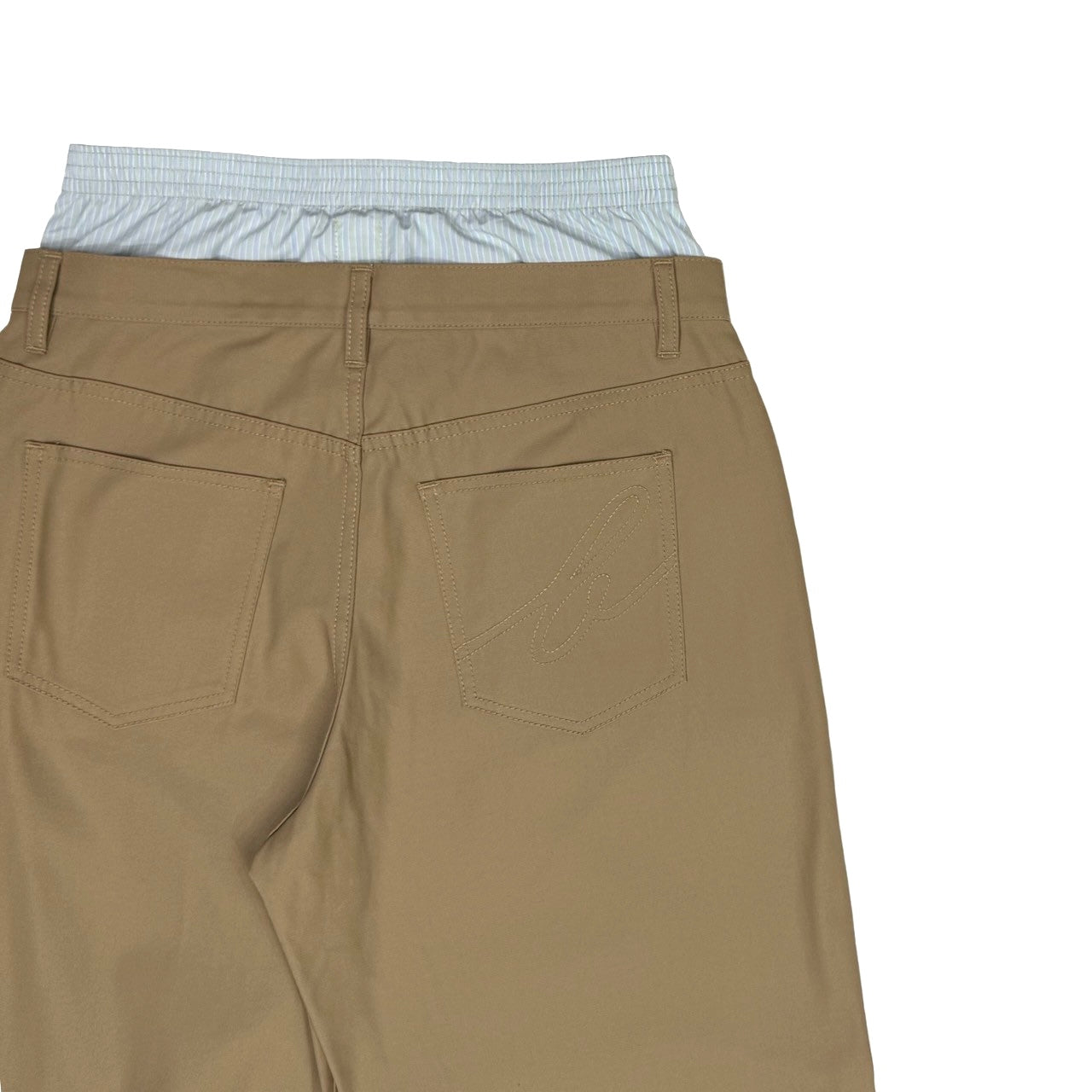 CHINO WITH UNDERWEAR｜BEIGE
