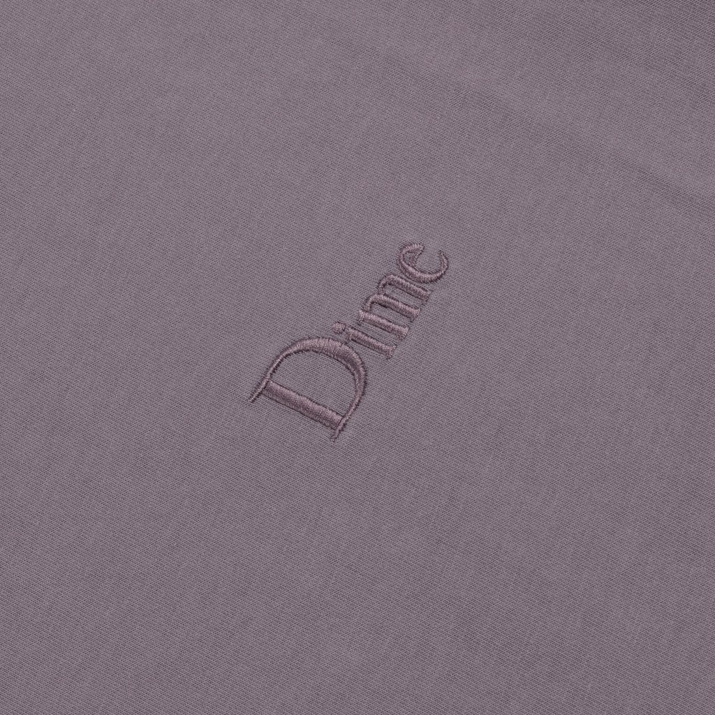 CLASSIC SMALL LOGO T-SHIRT｜PLUM GRAY