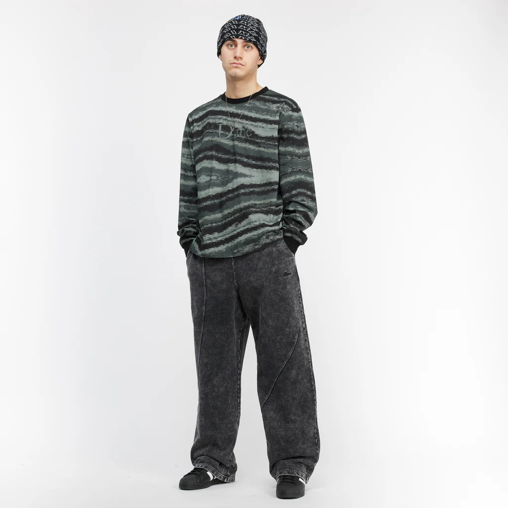 BRUSHSTROKE LS SHIRT｜HUNTER GREEN