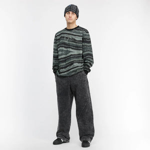 BRUSHSTROKE LS SHIRT｜HUNTER GREEN
