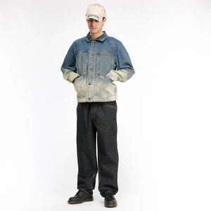 CLASSIC RELAXED DENIM PANTS｜BLACK WASHED
