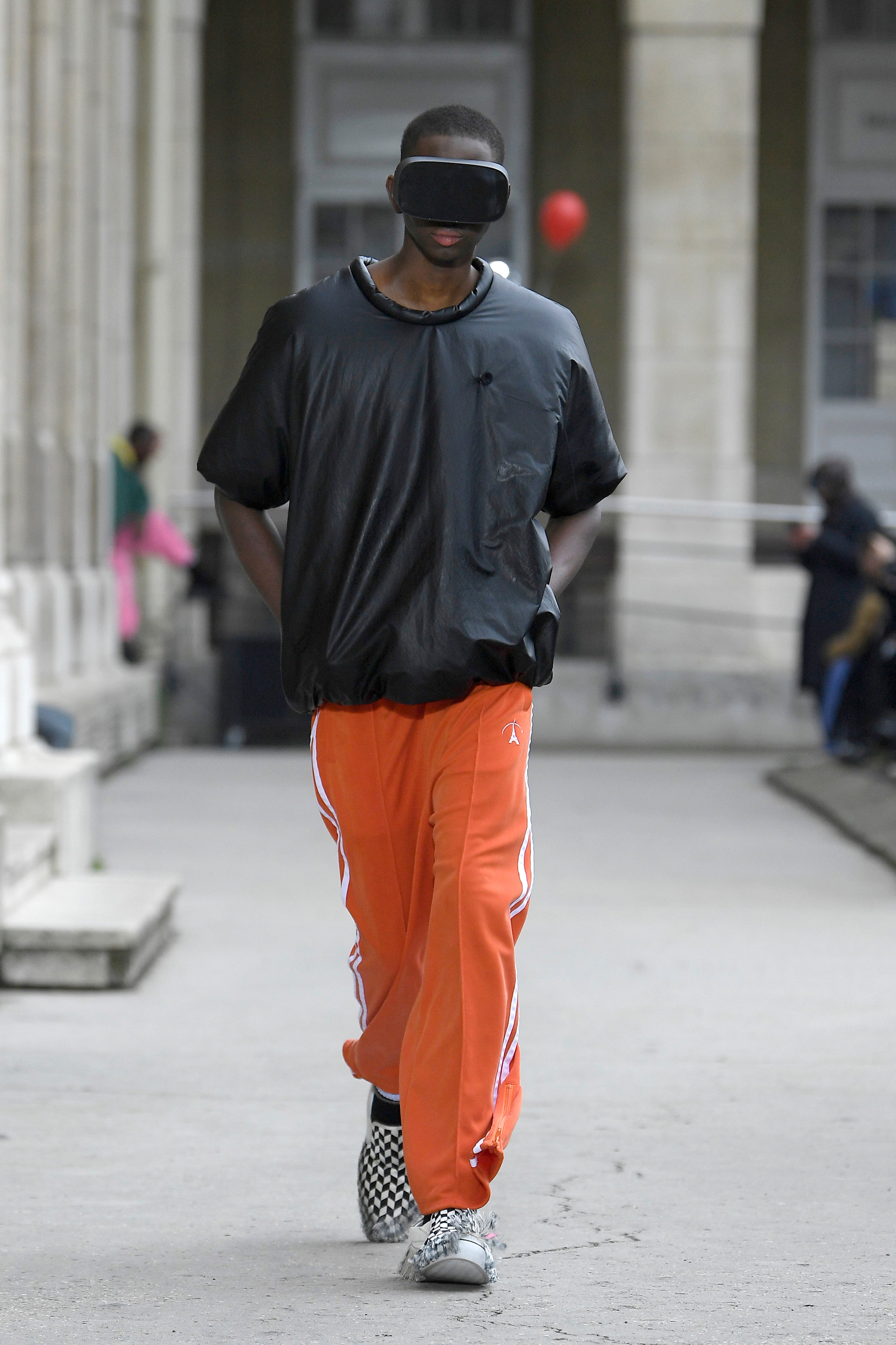 VINTAGE EFFECT TRACK PANT｜ORANGE