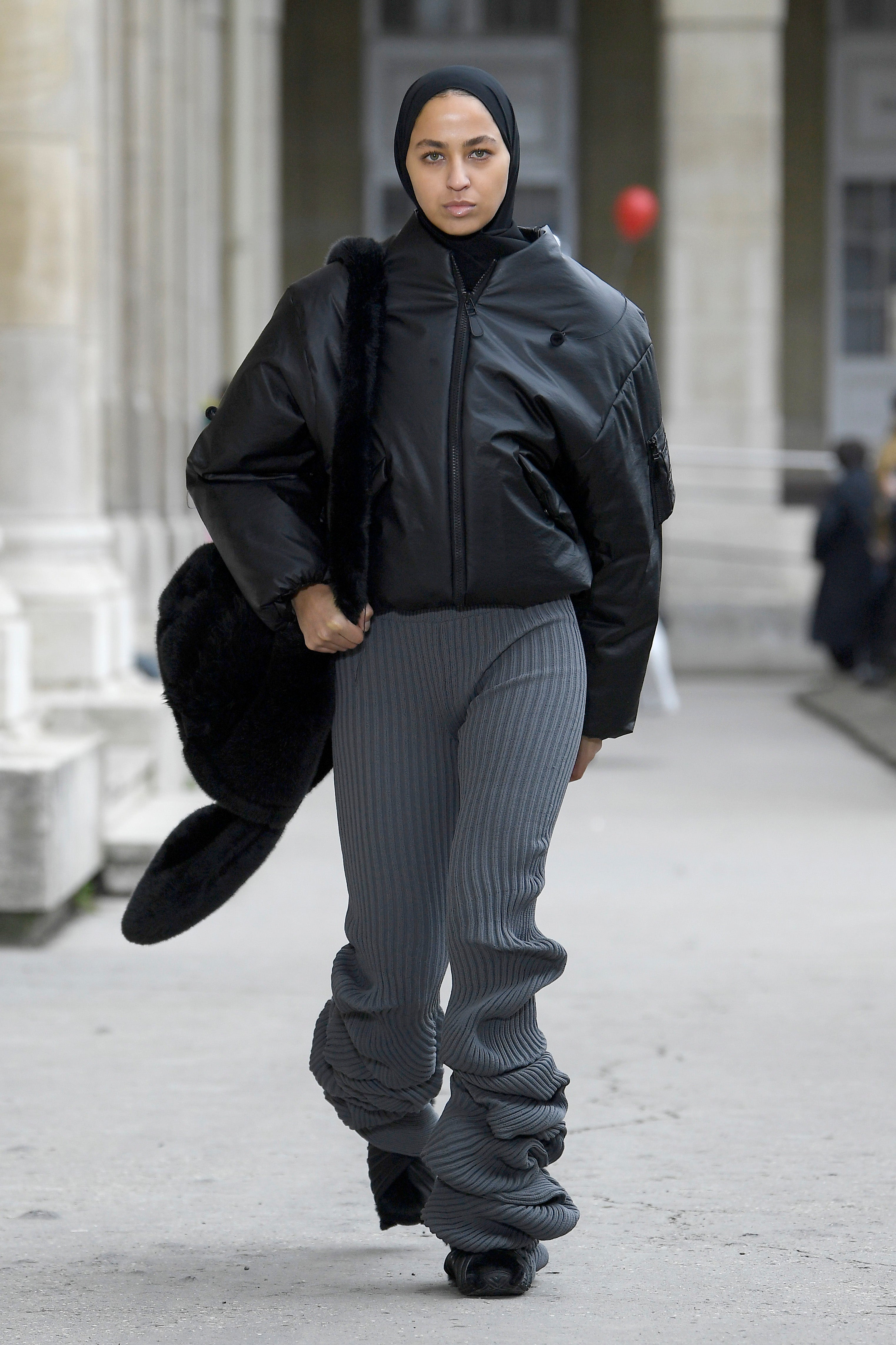 BALLOON BOMBER JACKET｜BLACK