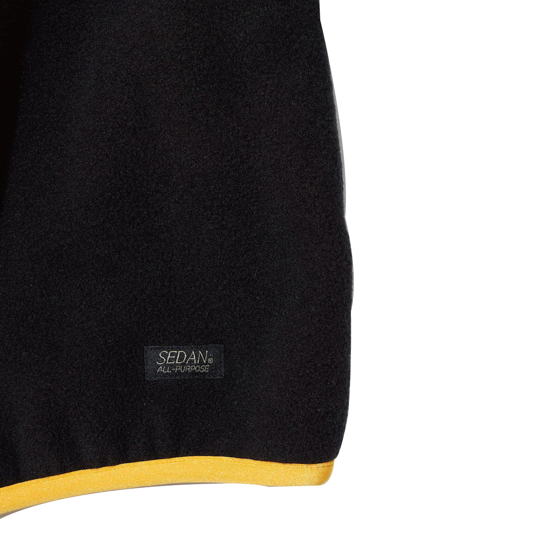 FLEECE SNAP PULLOVER｜BLACK