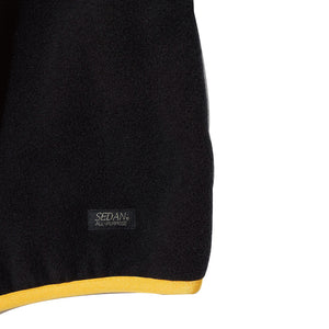 FLEECE SNAP PULLOVER｜BLACK