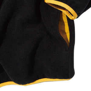 FLEECE SNAP PULLOVER｜BLACK