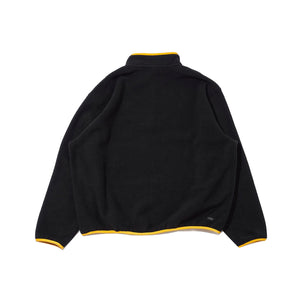 FLEECE SNAP PULLOVER｜BLACK
