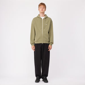 CURSIVE ZIP HOODIE｜ARMY GREEN