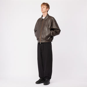 DEBOSSED WAVY JACKET｜BROWN