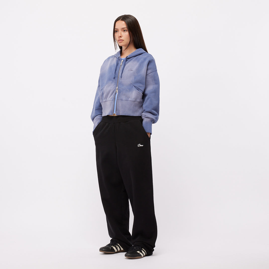 CROPPED ZIP HOODIE｜LAVENDER WASHED