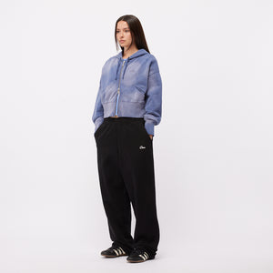 CROPPED ZIP HOODIE｜LAVENDER WASHED