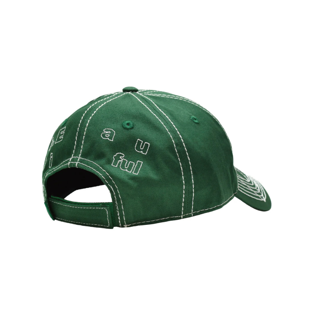 Vapor 6 Panel Hat｜Green / White