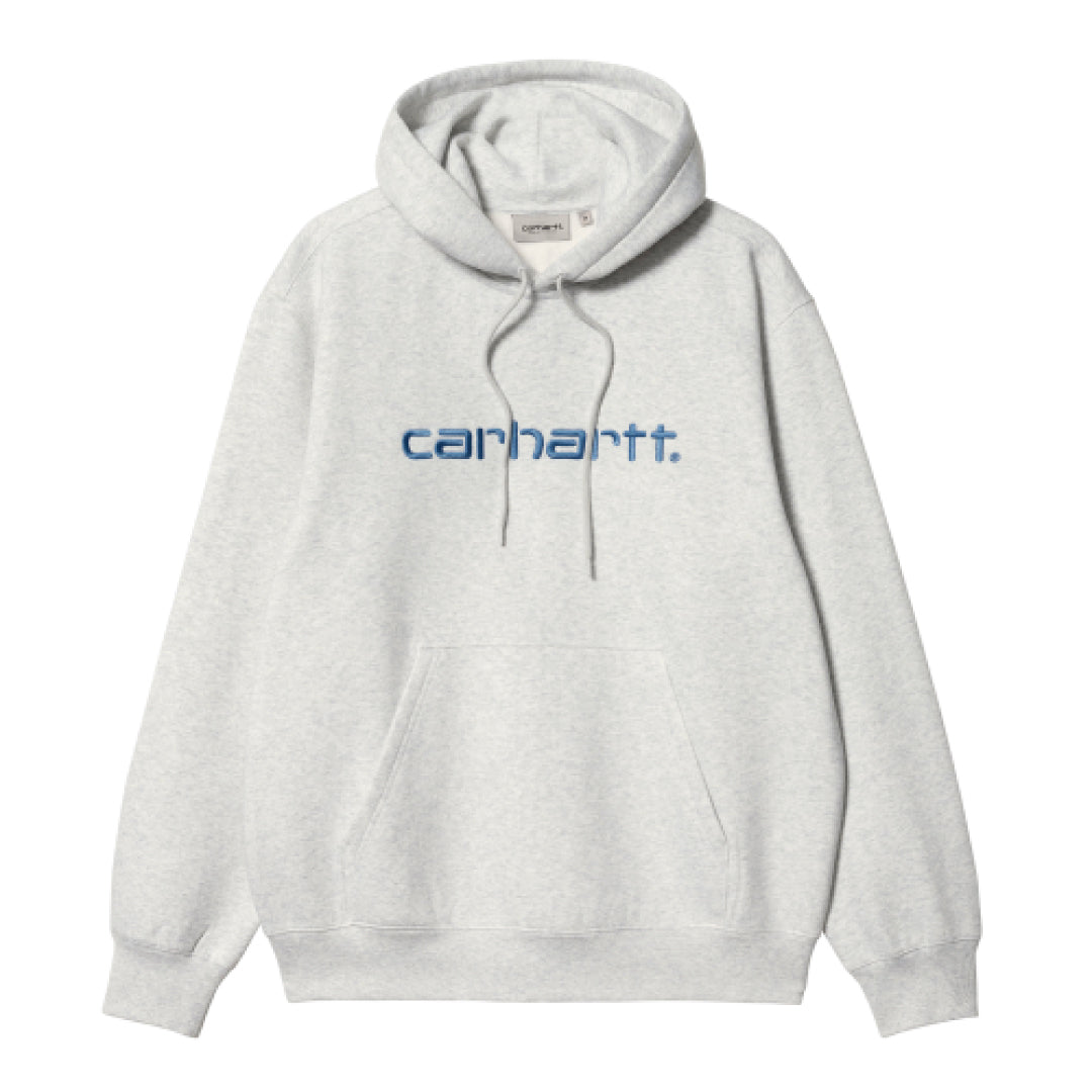 HOODED CARHARTT SWEATSHIRT｜ASH HEATHER / LIBERTY