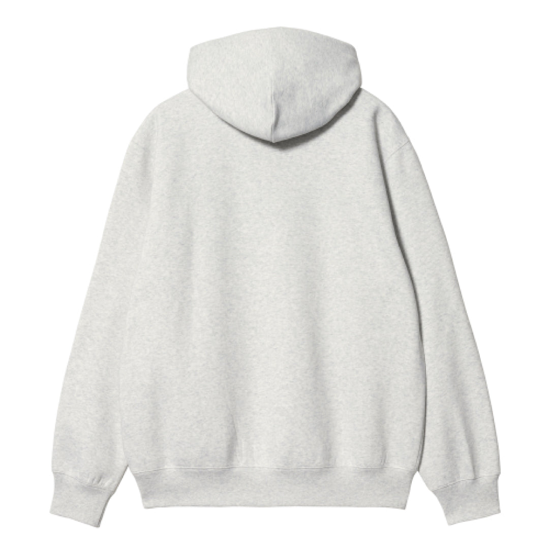 HOODED CARHARTT SWEATSHIRT｜ASH HEATHER / LIBERTY