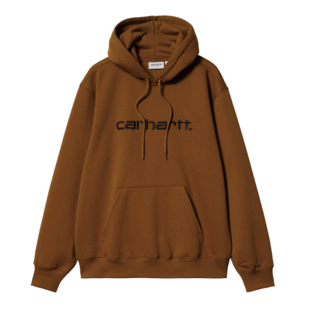 HOODED CARHARTT SWEATSHIRT｜DEEP H BROWN / BLACK